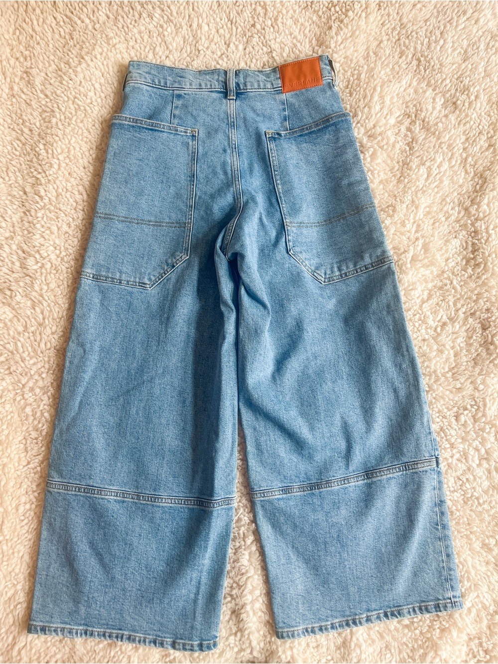 Everlane Gardener Barrel Leg Light Blue Women’s Jeans Size 26 NWT - Picture 8 of 9